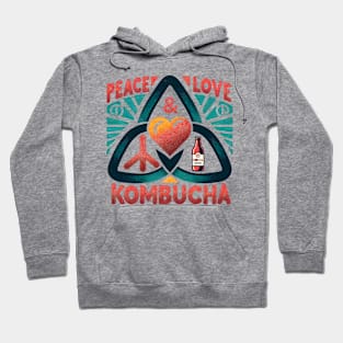 Peace, Love, Kombucha Hoodie